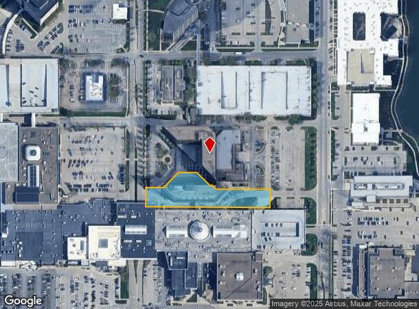  8787 Keystone Xing, Indianapolis, IN Parcel Map