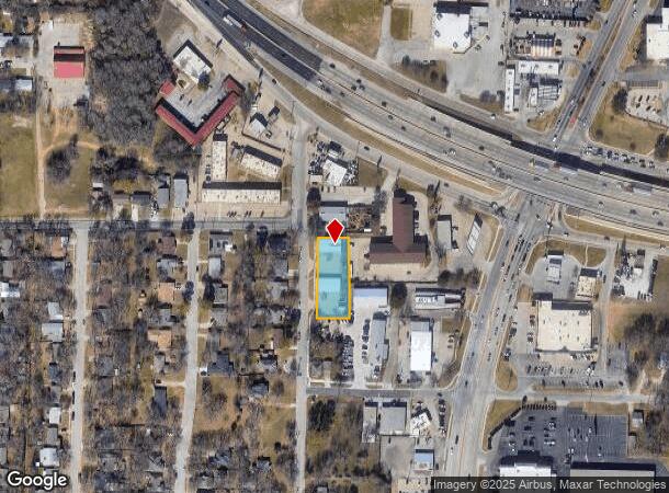  1911 Bernard St, Denton, TX Parcel Map