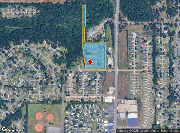835 Johnson Rd, Warner Robins, GA Parcel Map