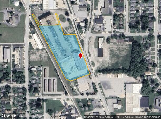  1105 Home Ave, Kokomo, IN Parcel Map