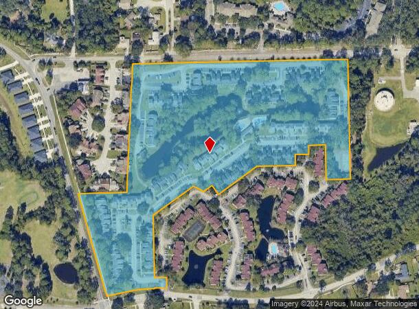  5501 University Club Blvd N, Jacksonville, FL Parcel Map