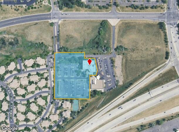 206 W County Line Rd, Highlands Ranch, CO Parcel Map