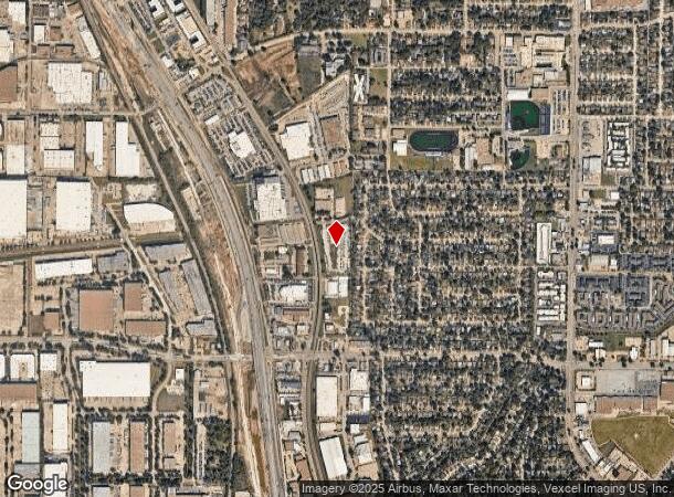  1711 S Broadway St, Carrollton, TX Parcel Map