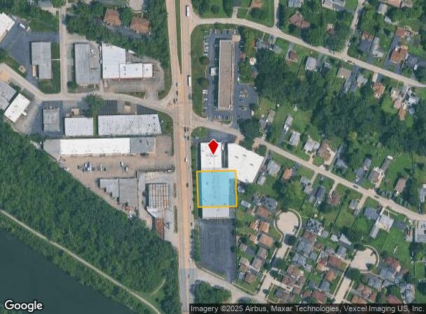 12845 S Cicero Ave, Alsip, IL Parcel Map