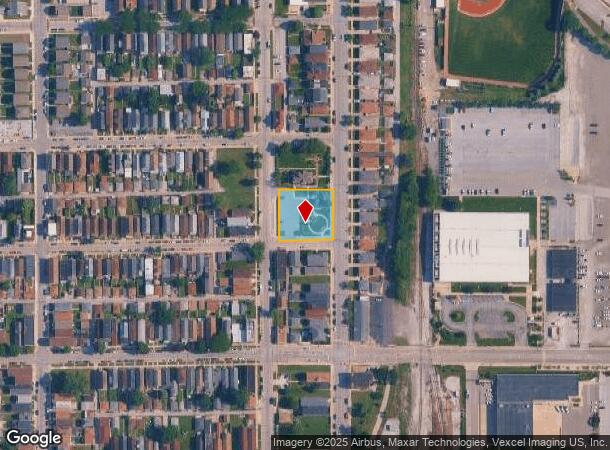  2006 Schrage Ave, Whiting, IN Parcel Map