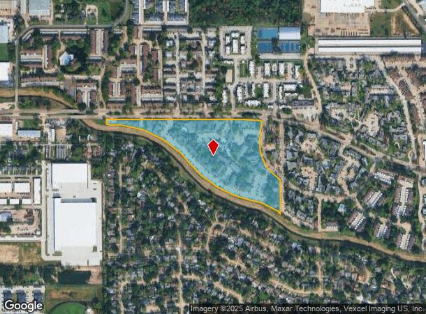 5801 W Sunforest Dr, Houston, TX Parcel Map
