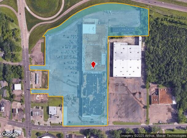  1750 Ellis Ave, Jackson, MS Parcel Map