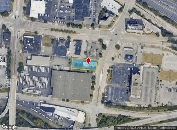  717 Linn St, Cincinnati, OH Parcel Map