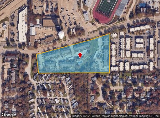  3101 Mustang Dr, Grapevine, TX Parcel Map