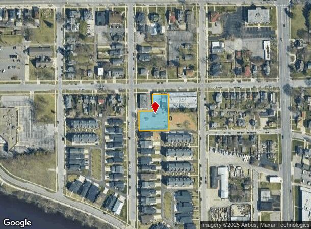 926 E Wayne St, South Bend, IN Parcel Map