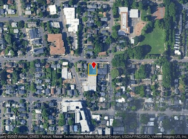  1326 Se Center St, Portland, OR Parcel Map