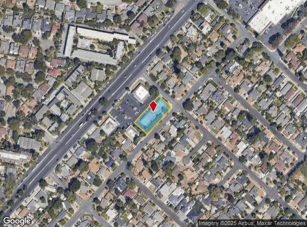  1412 Saratoga Ave, San Jose, CA Parcel Map