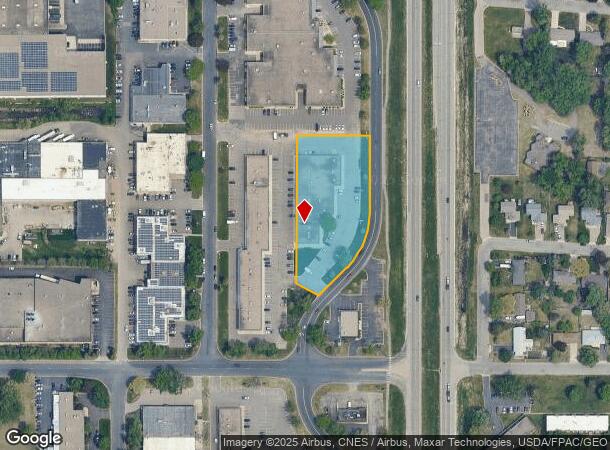 7968 University Ave Ne, Minneapolis, MN Parcel Map