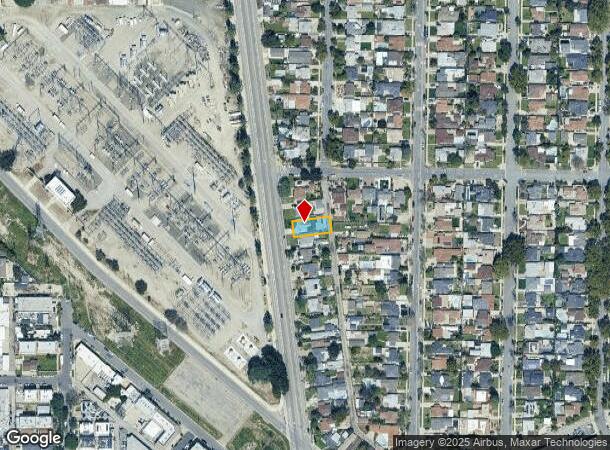 1484 N Clybourn Ave, Burbank, CA Parcel Map