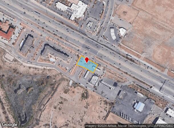  6680 Gateway Blvd E, El Paso, TX Parcel Map