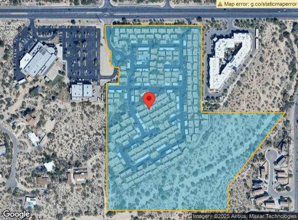  2501 W Orange Grove Rd, Tucson, AZ Parcel Map