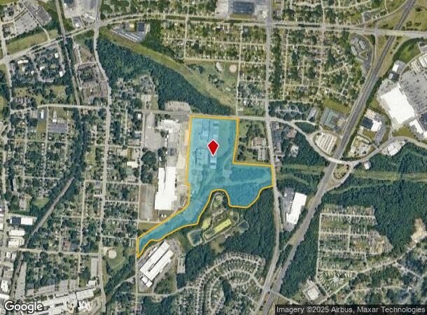 1350 16Th St, Greensboro, NC Parcel Map