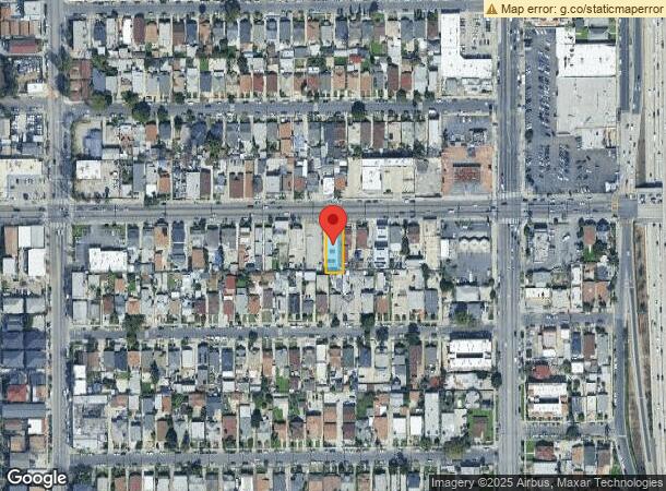  606 W Vernon Ave, Los Angeles, CA Parcel Map