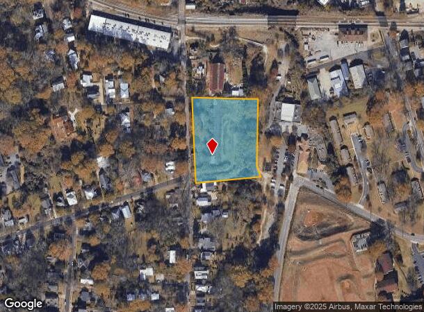  600 Pulaski St, Athens, GA Parcel Map
