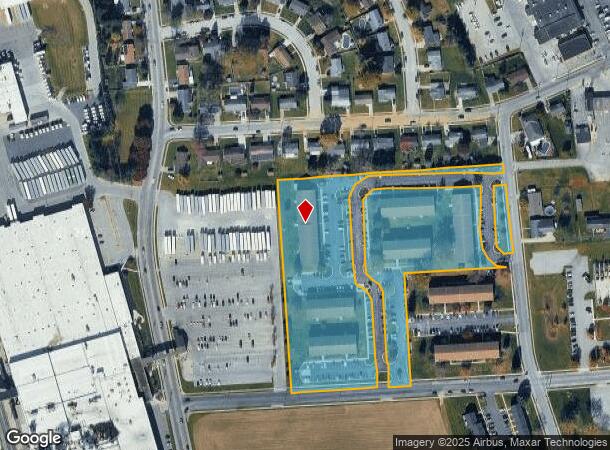 203 W Clearview Rd, Hanover, PA Parcel Map