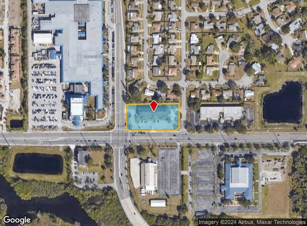  1600 W Eau Gallie Blvd, Melbourne, FL Parcel Map