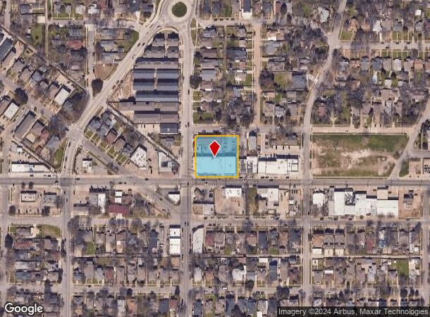  600 N Tyler St, Dallas, TX Parcel Map