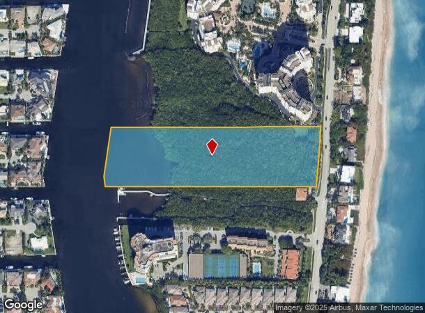 3822 S Ocean Blvd, Highland Beach, FL Parcel Map