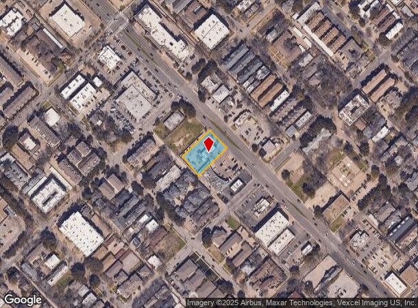 4023 Lemmon Ave, Dallas, TX Parcel Map