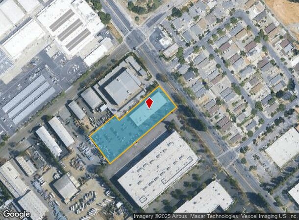  1711 Senter Rd, San Jose, CA Parcel Map