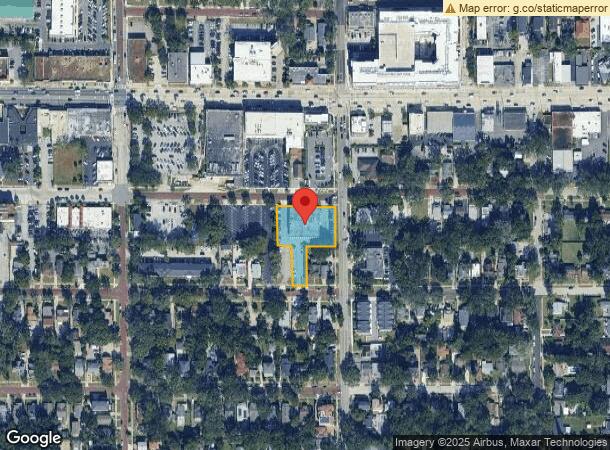  1516 Hillcrest St, Orlando, FL Parcel Map