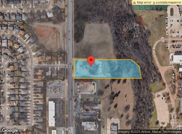  1220 S Santa Fe Ave, Edmond, OK Parcel Map