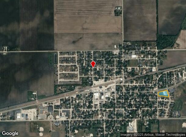  590 E Market St, Somonauk, IL Parcel Map