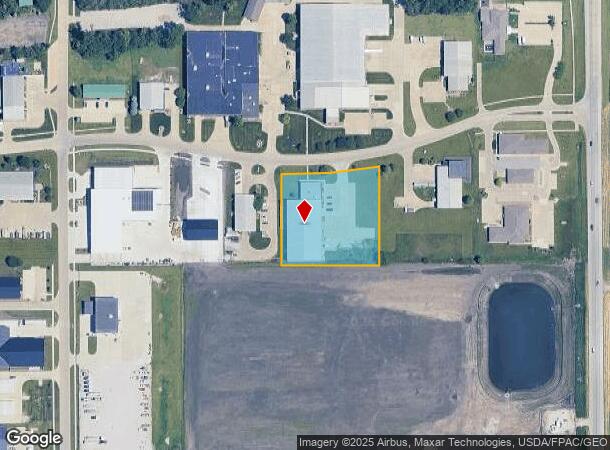 302 Campus Dr, Huxley, IA Parcel Map