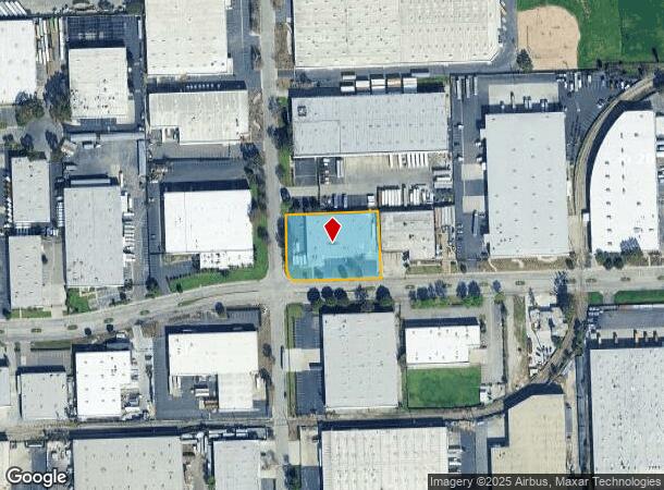 1145 W Walnut St, Compton, CA Parcel Map