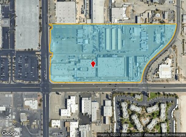  4300 W Tropicana Ave, Las Vegas, NV Parcel Map