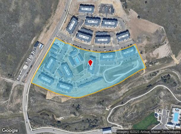  1320 Sweet Spring Cir, Castle Pines, CO Parcel Map