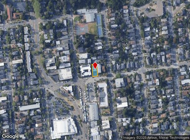 2113 Rose St, Berkeley, CA Parcel Map