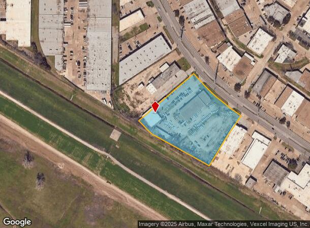  2515 Irving Blvd, Dallas, TX Parcel Map