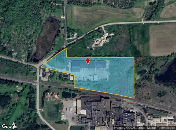  107 Tower Rd, Waupaca, WI Parcel Map