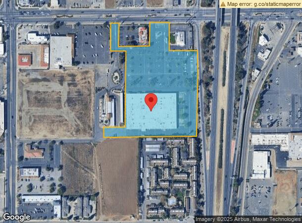  1037 W Henderson Ave, Porterville, CA Parcel Map