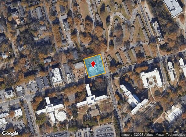  320 Baxter St, Athens, GA Parcel Map