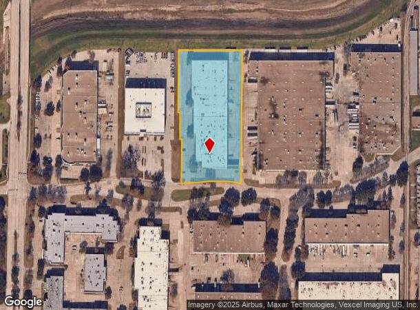1628 W Crosby Rd, Carrollton, TX Parcel Map
