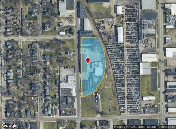  1702 Franklin St, South Bend, IN Parcel Map