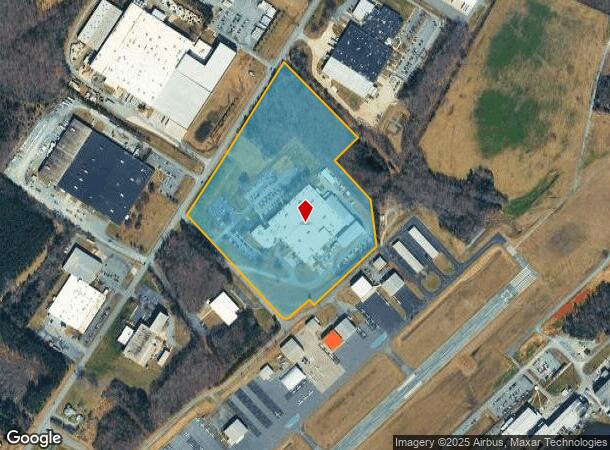 1710 Airport Rd, Monroe, NC Parcel Map