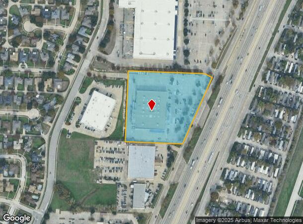  4045 N Central Expy, Plano, TX Parcel Map