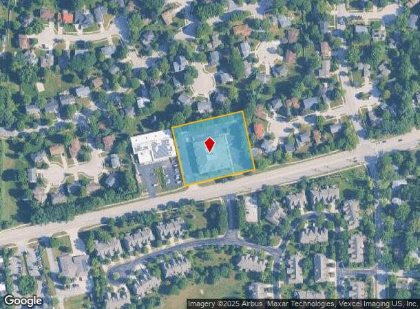  1001 E Chicago Ave, Naperville, IL Parcel Map