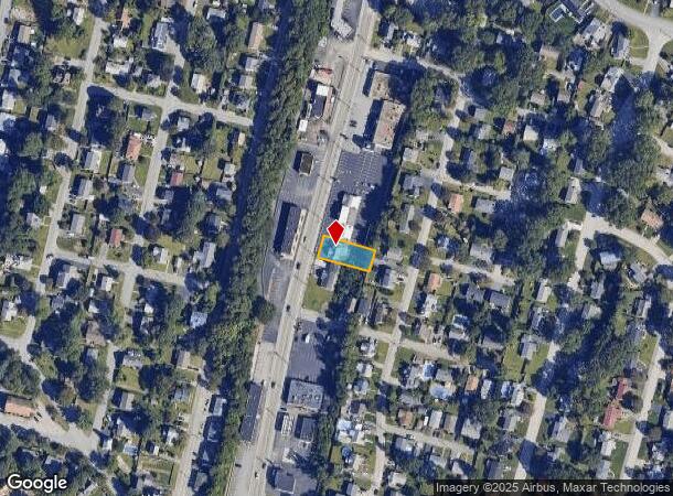 840 Oaklawn Ave, Cranston, RI Parcel Map