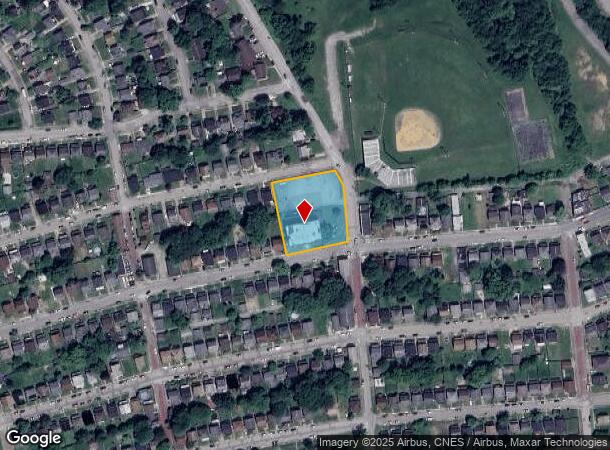 1200 Main St, Aliquippa, PA Parcel Map