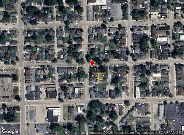  531 W Ash St, Piqua, OH Parcel Map