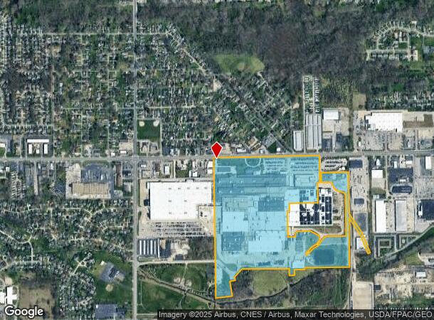 1455 W Alexis Rd, Toledo, OH Parcel Map